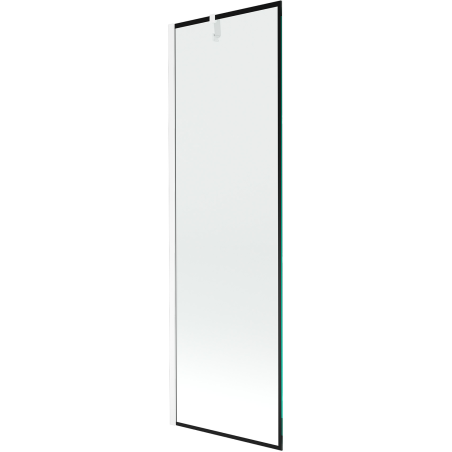 Mexen Next paroi de douche 1-volet 60 x 150 cm, cadre noir, blanc - 895-060-000-00-70-20