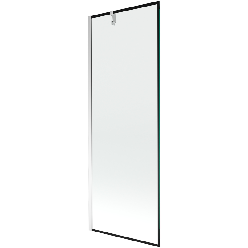 Mexen Next écran de baignoire à 1 ailette 70 x 150 cm, Design noir, Chrome - 895-070-000-00-70-01