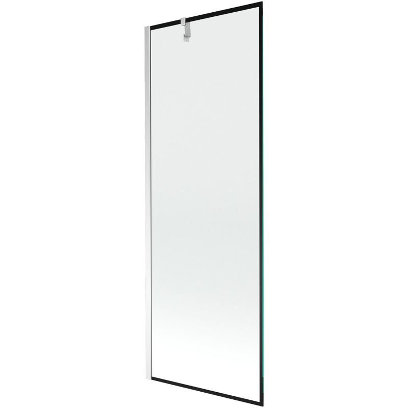 Mexen Next paroi de douche 1 volet 70 x 150 cm, cadre noir, chrome - 895-070-000-00-70-01