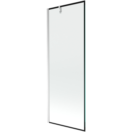 Mexen Next écran de baignoire à 1 ailette 70 x 150 cm, Design noir, Chrome - 895-070-000-00-70-01