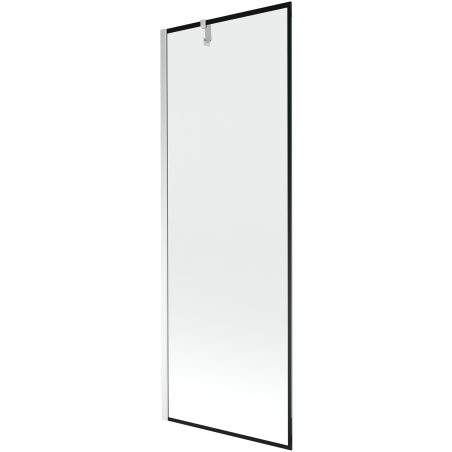 Paroi de baignoire 1 volet Mexen Next 70 x 150 cm, cadre noir, chromé - 895-070-000-00-70-01