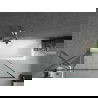 Mexen Next écran de baignoire à 1 ailette 70 x 150 cm, Design noir, Chrome - 895-070-000-00-70-01