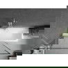 Mexen Next écran de baignoire à 1 ailette 70 x 150 cm, Design noir, Blanc - 895-070-000-00-70-20