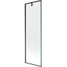 Mexen Next paroi de douche 1-volet 60 x 150 cm, cadre noir, noir - 895-060-000-00-70-70