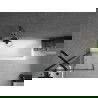 Mexen Next écran de baignoire à 1 ailette 60 x 150 cm, Design noir, Noir - 895-060-000-00-70-70