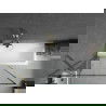 Mexen Next écran de baignoire à 1 ailette 70 x 150 cm, Design noir, Or - 895-070-000-00-70-50