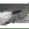 Mexen Next écran de baignoire à 1 ailette 80 x 150 cm, Design noir, Or rose - 895-080-000-00-70-60
