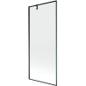 Mexen Next paroi de baignoire 1-volet 80 x 150 cm, cadre noir, noir - 895-080-000-00-70-70