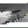 Mexen Next écran de baignoire à 1 ailette 80 x 150 cm, Design noir, Noir - 895-080-000-00-70-70