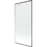 Paroi de baignoire Mexen Next 1 volet 90 x 150 cm, cadre noir, chrome - 895-090-000-00-70-01