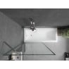Mexen Next pare-douche à 1 volet 90 x 150 cm, cadre noir, chrome - 895-090-000-00-70-01