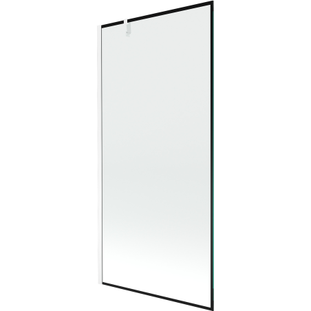 Mexen Next pare-douche à 1 vantail 90 x 150 cm, cadre noir, blanc - 895-090-000-00-70-20