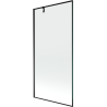 Mexen Next paroi de douche à 1 volet 90 x 150 cm, cadre noir, noir - 895-090-000-00-70-70