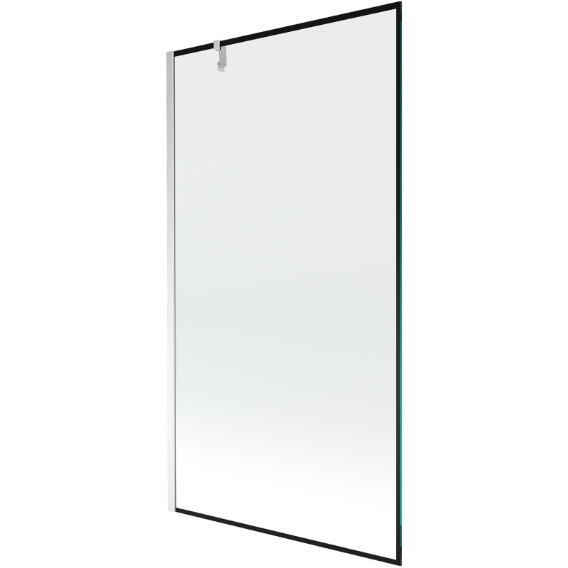 Mexen Next paroi de douche à 1 volet 100 x 150 cm, cadre noir, chrome - 895-100-000-00-70-01