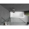 Mexen Next paroi de douche à 1 volet 100 x 150 cm, cadre noir, chrome - 895-100-000-00-70-01