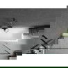 Mexen Next écran de baignoire à 1 ailette 100 x 150 cm, Design noir, Noir - 895-100-000-00-70-70