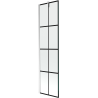 Mexen Next paroi de baignoire 1 volet 50 x 150 cm, grille noire, chrome - 895-050-000-00-77-01