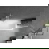 Mexen Next écran de baignoire à 1 ailette 50 x 150 cm, Design noir, Blanc - 895-050-000-00-77-20
