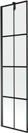 Mexen Next paroi de baignoire 1 volet 50 x 150 cm, grille noire, noir - 895-050-000-00-77-70