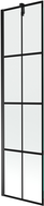 Mexen Next paroi de douche à 1 volet 50 x 150 cm, grille noire, noir - 895-050-000-00-77-70