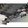 Mexen Next paroi de baignoire 1 volet 50 x 150 cm, grille noire, noir - 895-050-000-00-77-70