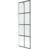 Mexen Next écran de baignoire à 1 ailette 60 x 150 cm, Design noir, Chrome - 895-060-000-00-77-01