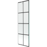 Mexen Next écran de baignoire à 1 ailette 60 x 150 cm, Design noir, Blanc - 895-060-000-00-77-20
