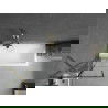 Mexen Next écran de baignoire à 1 ailette 60 x 150 cm, Design noir, Or - 895-060-000-00-77-50