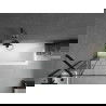 Mexen Next écran de baignoire à 1 ailette 70 x 150 cm, Design noir, Noir - 895-070-000-00-77-70