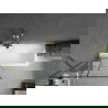 Mexen Next écran de baignoire à 1 ailette 80 x 150 cm, Design noir, Or - 895-080-000-00-77-50