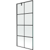 Mexen Next pare-douche 1-volet 80 x 150 cm, grille noire, noir - 895-080-000-00-77-70