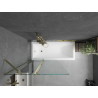 Mexen Flip pare-douche à deux volets 100 x 150 cm, transparent, doré - 894-100-101-50-00