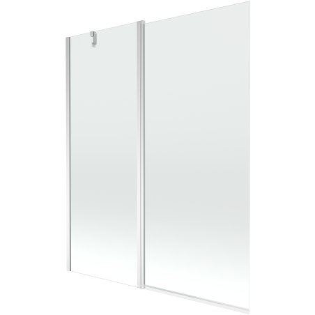 Mexen Flip pare-baignoire 2 volets 140 x 150 cm, transparent, chromé - 894-140-101-01-00