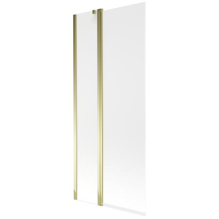 Mexen Flip paroi de baignoire à 2 volets 80 x 150 cm, givre, doré - 894-080-101-50-30