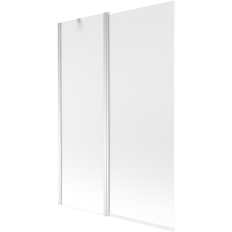 Mexen Flip pare-douche 2 battants 120 x 150 cm, givré, chrome - 894-120-101-01-30