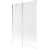 Mexen Flip pare-douche pliant à 2 volets 120 x 150 cm, dépoli, chrome - 894-120-101-01-30
