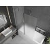Mexen Flip pare-douche 2 battants 120 x 150 cm, givré, chrome - 894-120-101-01-30