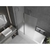Mexen Flip pare-douche à deux panneaux 120 x 150 cm, givre, chrome - 894-120-101-01-30