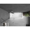 Mexen Flip pare-douche à deux panneaux 120 x 150 cm, givre, chrome - 894-120-101-01-30