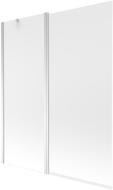 Mexen Flip paravent de baignoire 2 volets 140 x 150 cm, givré, chrome - 894-140-101-01-30