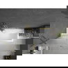 Mexen Flip écran de baignoire 2 volets 140 x 150 cm, givre, or - 894-140-101-50-30