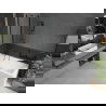 Paravent de baignoire Mexen Flip 2 volets 80 x 150 cm, transparent, noir - 894-080-101-70-00