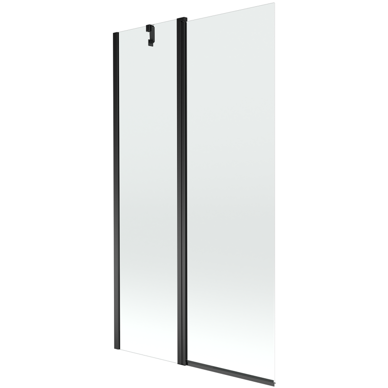 Mexen Flip pare-douche à 2 battants 100 x 150 cm, transparent, noir - 894-100-101-70-00