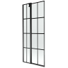 Mexen Flip paravent de baignoire 2 volets 80 x 150 cm, motif noir, noir - 894-080-101-70-77