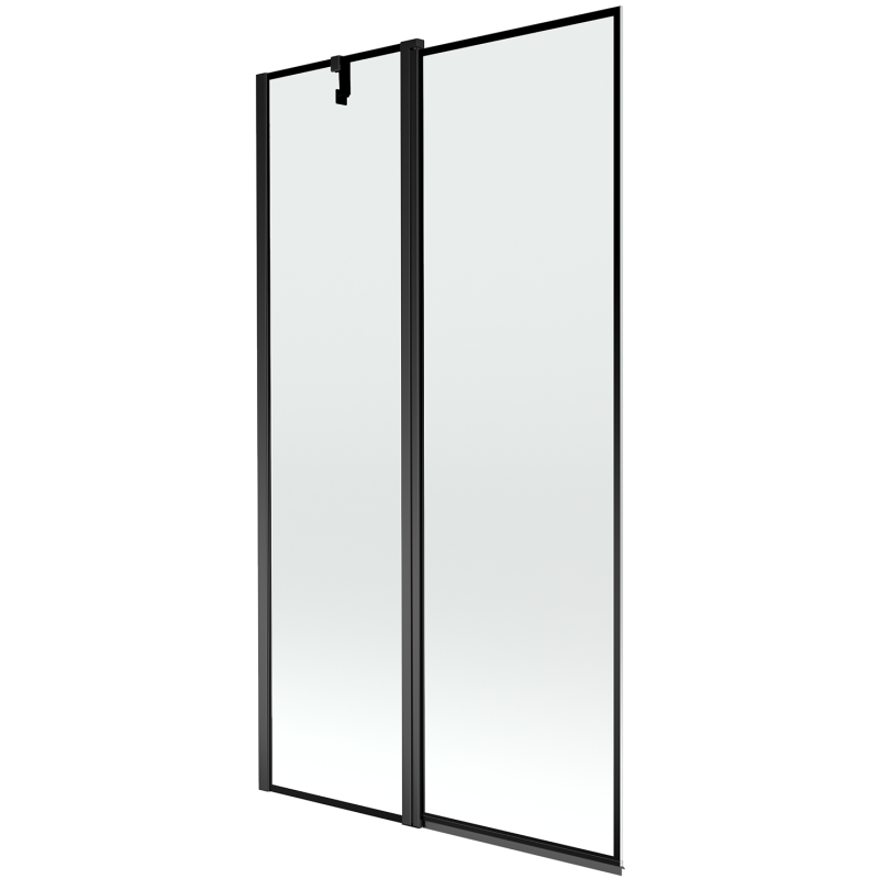 Mexen Flip pare-douche à 2 volets 100 x 150 cm, cadre noir, noir - 894-100-101-70-70