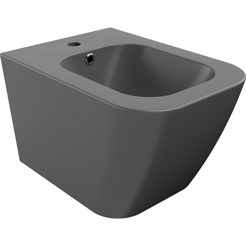 Bidet suspendu Mexen Madox, gris foncé mat - 35155161