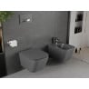 Bidet suspendu Mexen Madox, gris foncé mat - 35155161