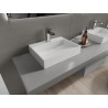 Mexen Ava lavabo à poser en composite 1/O 50 x 38 cm, blanc - 23015001
