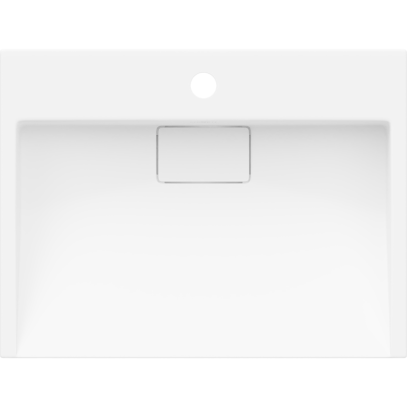 Mexen Ava lavabo de comptoir en conglomérat 1/O 50 x 38 cm, blanc - 23015001