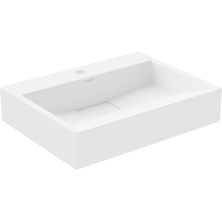 Mexen Ava lavabo de comptoir en conglomérat 1 trou 50 x 38 cm, Blanc - 23015001